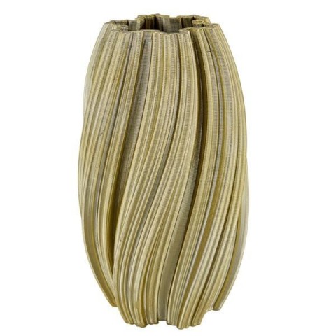 VASO SPIRALE ORO LUCIDO GRANDE 19X19X34